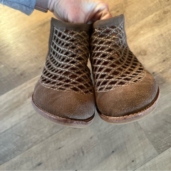 Jeffrey Campbell Taggart Tan Suede Ankle Boots - Picture 7 of 10